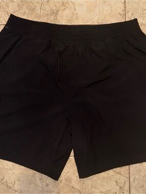 Layer 8 Black Men’s Athletic Shorts - Lightweight Performance